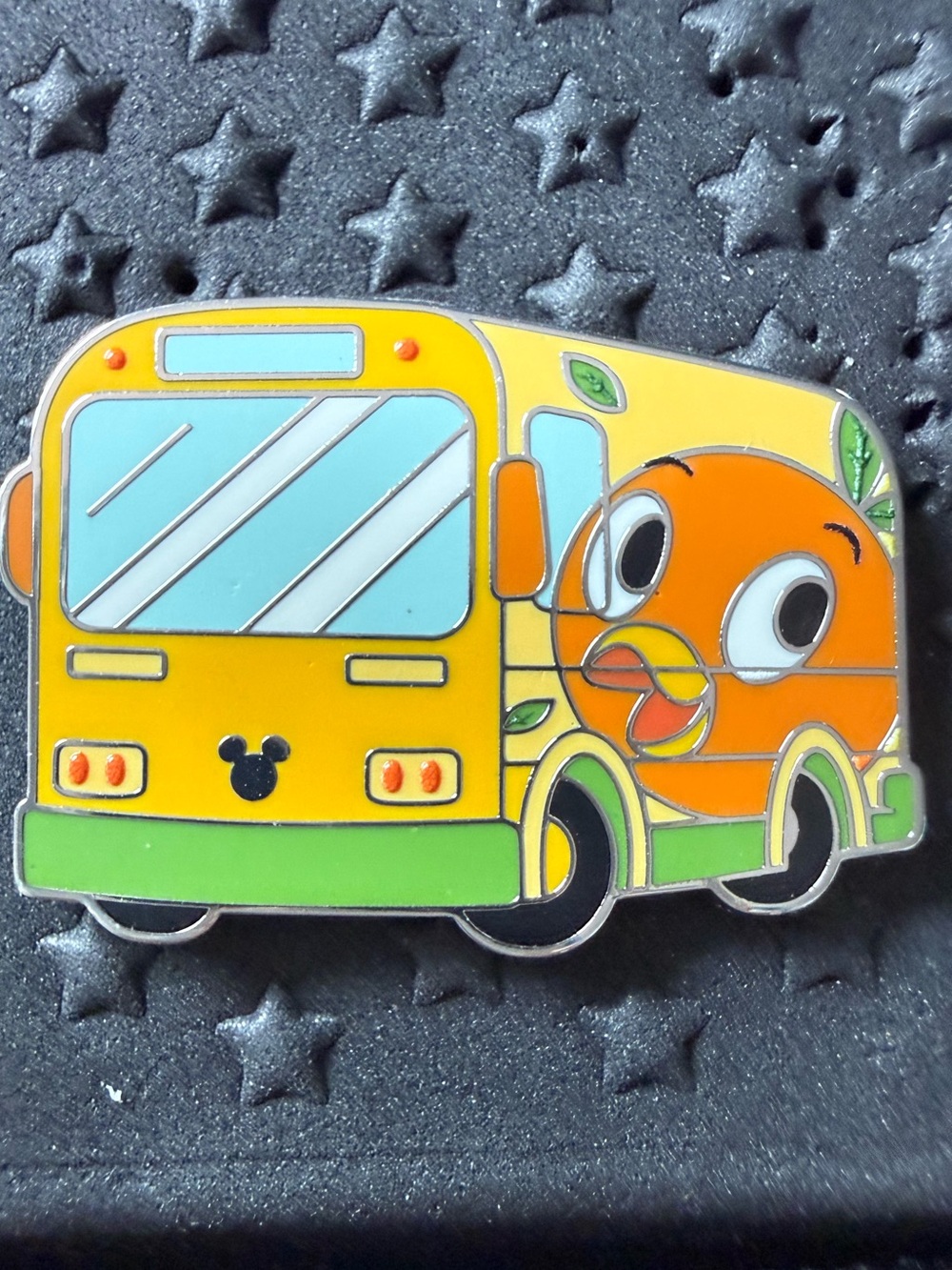Disney Yellow & Orange Orange Bird Bus Enamel Pin